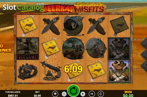 Скрин5. Meerkat Misfits слот