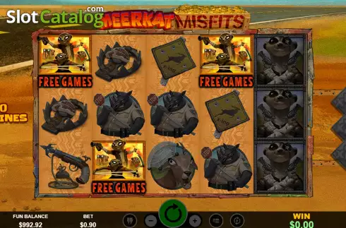 Скрин8. Meerkat Misfits слот