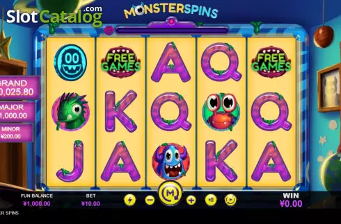 Скрин2. Monster Spins слот