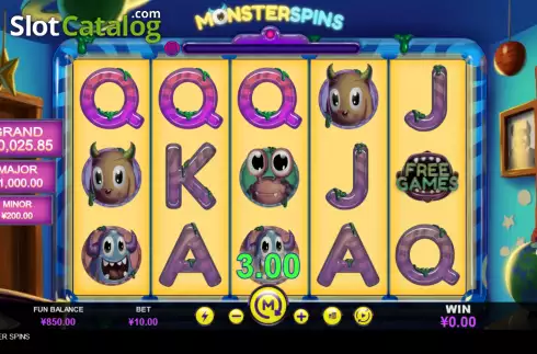 Скрин4. Monster Spins слот
