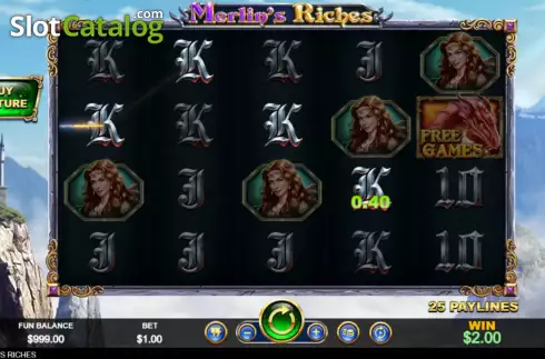 Скрин2. Merlins Riches слот