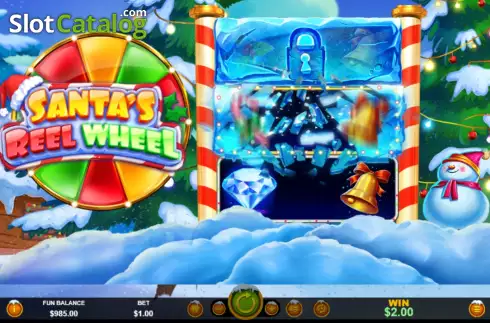 Скрин3. Santas Bonus Wheel слот