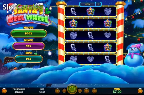 Скрин7. Santas Bonus Wheel слот