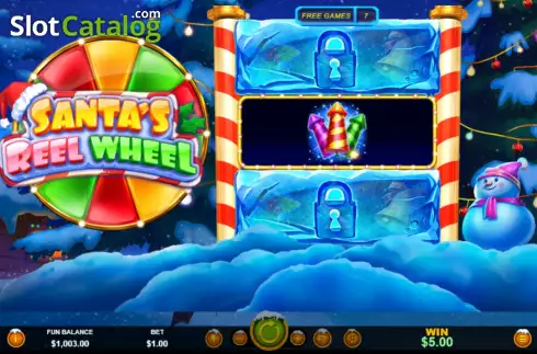 Скрин6. Santas Bonus Wheel слот