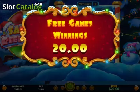 Скрин8. Santas Bonus Wheel слот