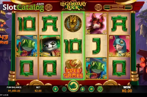 Скрин2. Legendary Luck слот