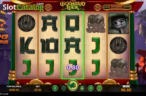 Скрин3. Legendary Luck слот