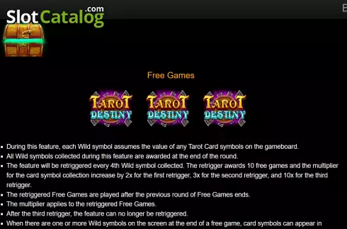 Скрин9. Tarot Destiny слот