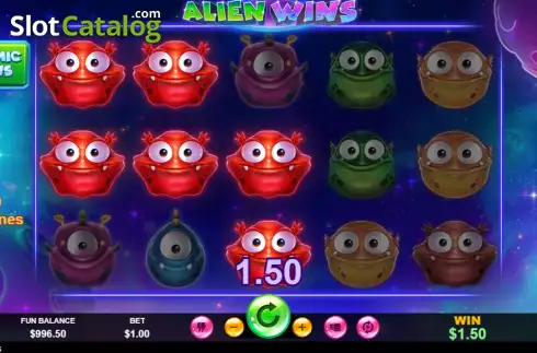 Скрин3. Alien Wins слот