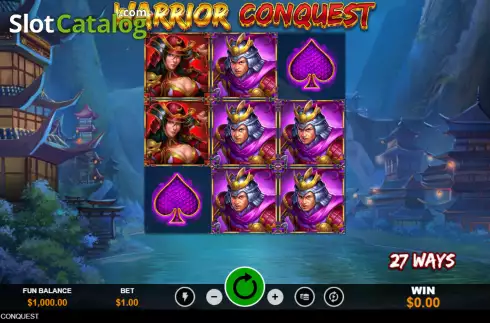 Скрин2. Warrior Conquest слот