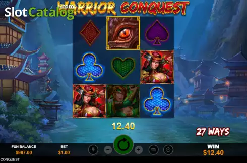 Скрин3. Warrior Conquest слот