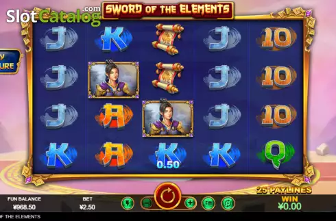 Скрин4. Sword of the Elements слот