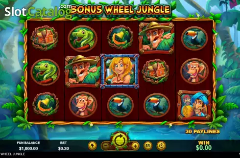 Скрин2. Bonus Wheel Jungle слот