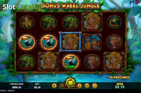 Скрин3. Bonus Wheel Jungle слот