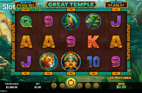 Скрин2. Great Temple слот