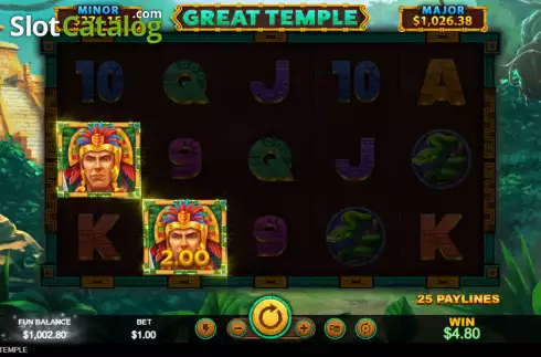 Скрин3. Great Temple слот