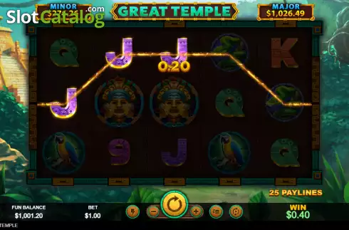 Скрин4. Great Temple слот