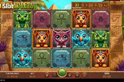 Скрин2. Pyramid Pets слот