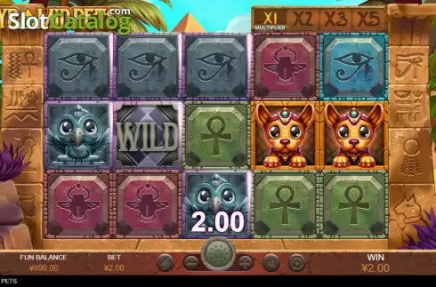 Скрин3. Pyramid Pets слот