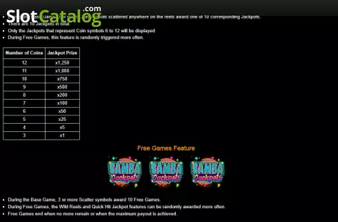 Скрин8. Samba Jackpots слот