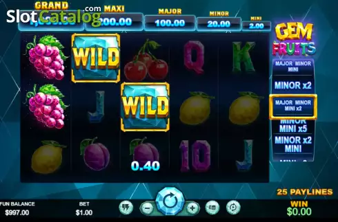 Скрин3. Gem Fruits слот