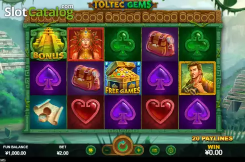 Скрин2. Toltec Gems слот