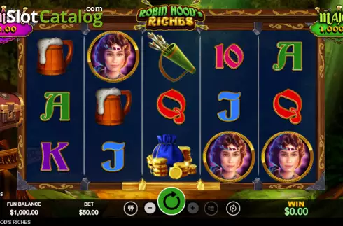 Скрин2. Robin Hood's Riches слот