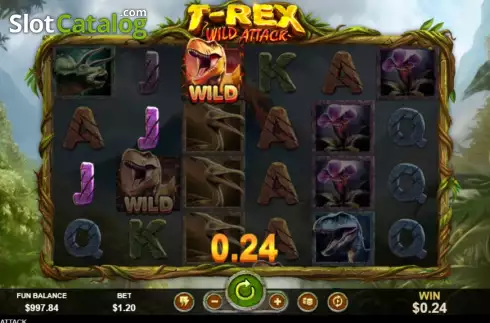 Скрин3. T-Rex Wild Attack слот
