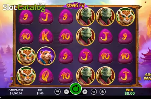 Скрин2. Kong Fu слот