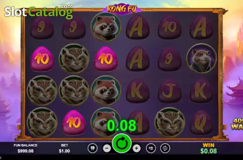 Скрин3. Kong Fu слот