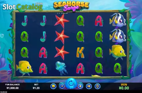 Скрин2. Seahorse Surge слот