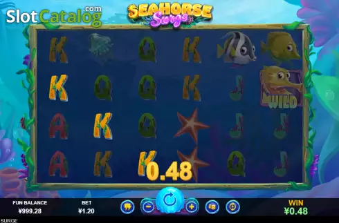 Скрин3. Seahorse Surge слот