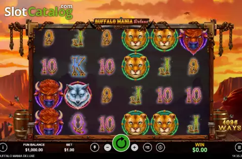 Скрин2. Buffalo Mania Deluxe слот