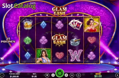 Скрин2. Glam Cash слот