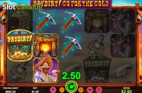Скрин3. Paydirt! Go for the Gold слот