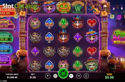 Скрин2. Punky HalloWin Mega Cascade слот