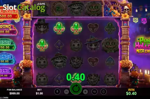 Скрин3. Punky HalloWin Mega Cascade слот