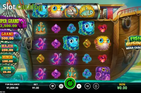 Скрин2. Fishy Business Mega Cascade слот