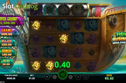 Скрин3. Fishy Business Mega Cascade слот