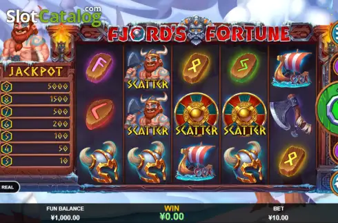 Скрин2. Fjord's Fortune слот