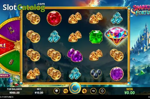 Скрин2. Sparkling Fortunes слот