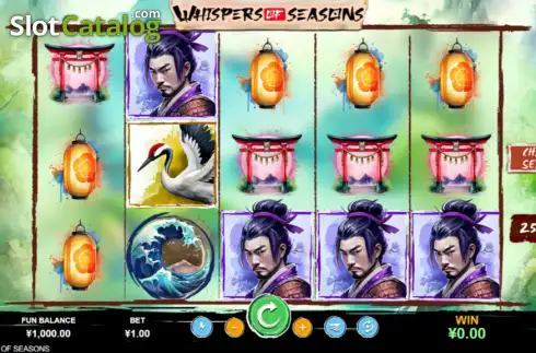 Скрин2. Wishpers of seasons слот