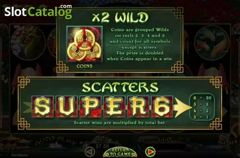 Скрин2. Super 6 (RTG) слот