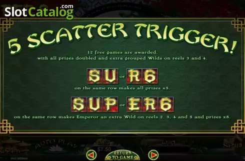Скрин7. Super 6 (RTG) слот
