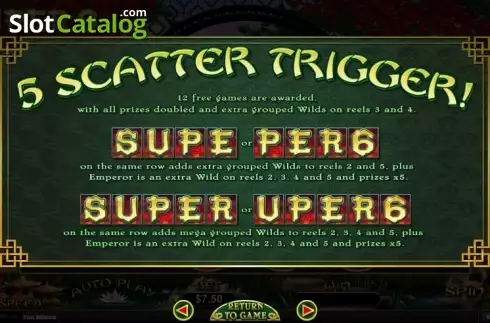 Скрин8. Super 6 (RTG) слот