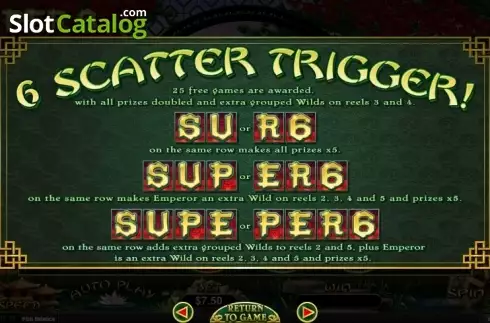 Скрин9. Super 6 (RTG) слот