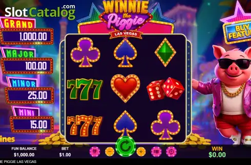 Скрин2. Winnie the Piggie Las Vegas слот
