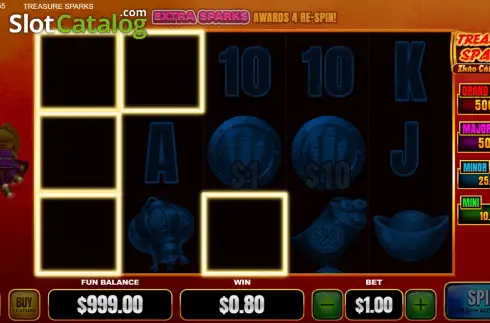 Скрин3. Treasure Sparks слот
