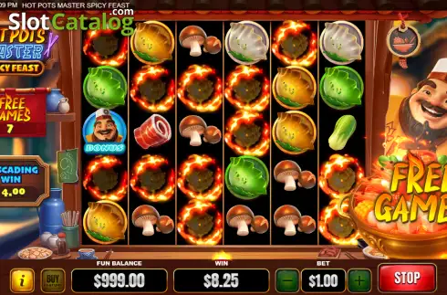 Скрин3. Hot Pots Master Spicy Feast слот