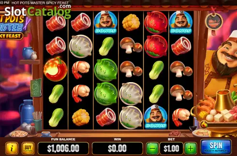 Скрин2. Hot Pots Master Spicy Feast слот